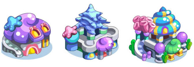 欢乐海岛人鱼主题系列建筑限时抢购 每日登录