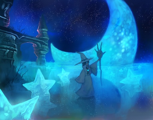 梦幻般的卡通空间素材 我自己的童话梦_QQ下载网