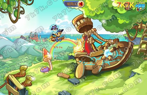 如何去洛克王国轻风山？_QQ下载网