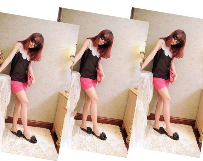 QQ空间女生拼接图片素材