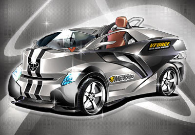 感受重甲之王的霸气_QQ飞车新版本C车布丁鉴