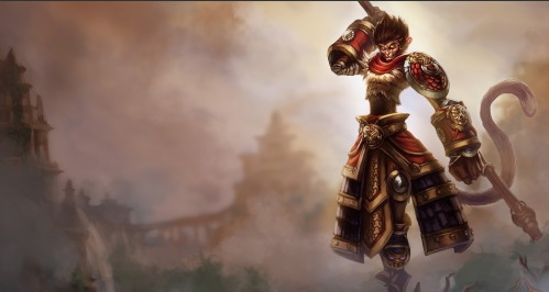 英雄联盟关于美猴王的背景和技能_qq下载网