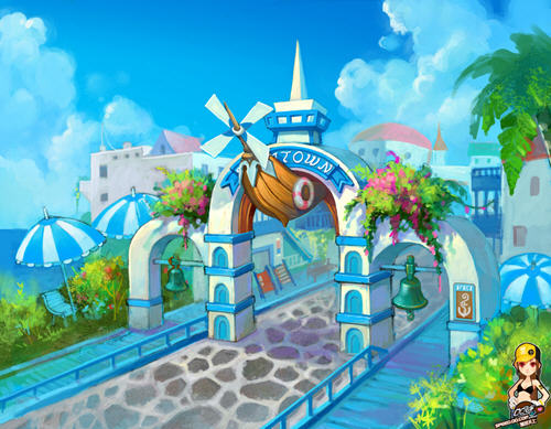 qq飞车极速梦想新赛道 反向赛道海滨小镇_qq