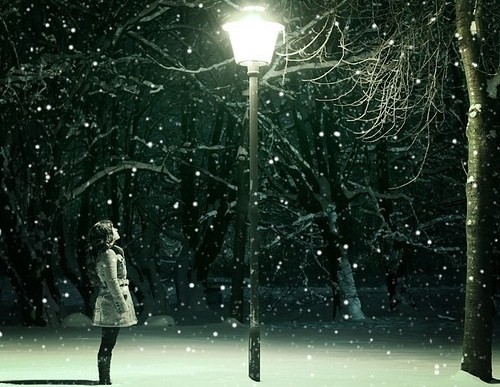 五点钟 静待落雪的声音_唯美雪景的QQ空间图