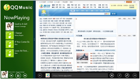 为Windows 8平板系统定制的QQ音乐客户端_Q