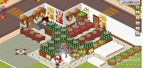 qq超市水果妹4口碑摆法(33个货架)_QQ下载网