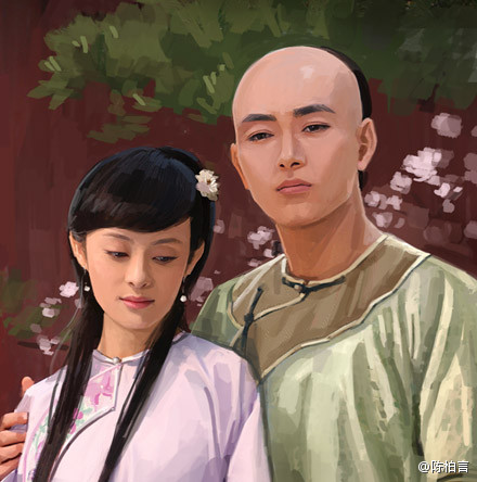 好看的后宫甄嬛传的qq空间素材_陈柏言的甄画