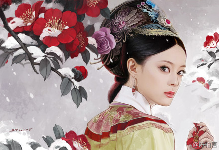 好看的后宫甄嬛传的qq空间素材_陈柏言的甄画