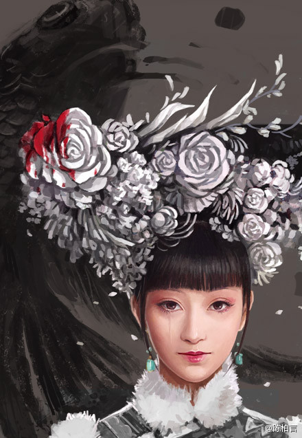 好看的后宫甄嬛传的qq空间素材_陈柏言的甄画