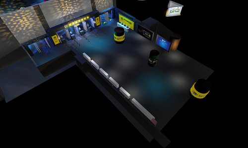 2009腾讯游戏嘉年华倒计时现场设计图_QQ下