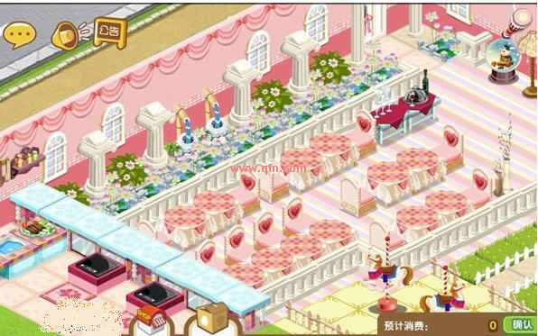 QQ餐厅21级最佳摆法满效率(漂亮的装饰)_QQ