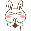 达达兔和水果宝贝QQ表情 卡通动物QQ表情_Q