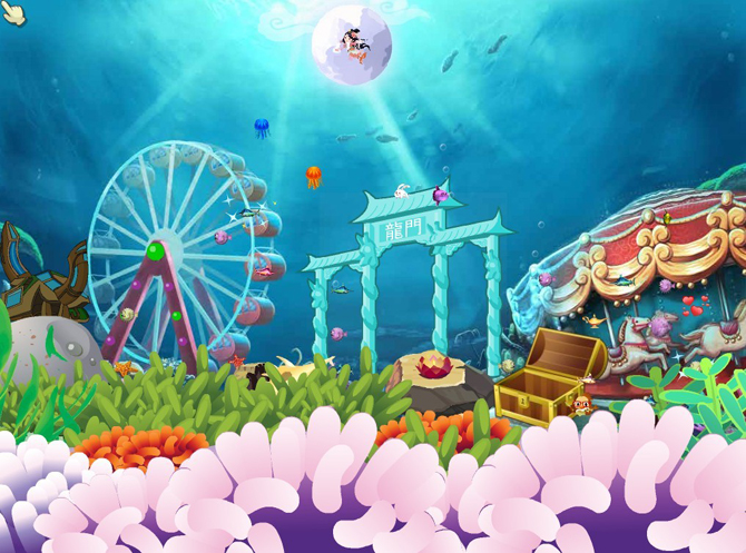 QQ梦幻海底装饰分享 美丽海底视觉冲击_QQ下