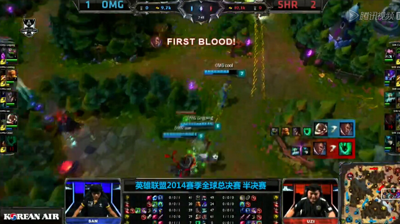 LOLS4半决赛OMGvs皇族第四场视频 玉米强选