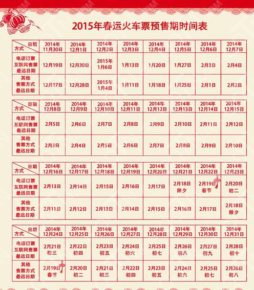 2015年春节是几月几号 羊年春节放假安排时间