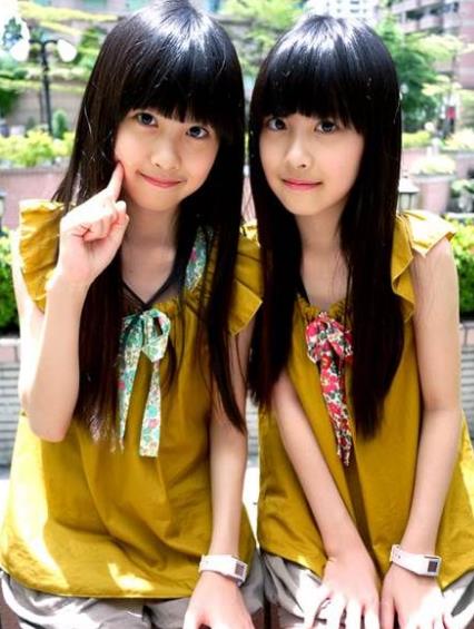 台湾双胞胎姐妹花图片 可爱清纯的姐妹qq空间