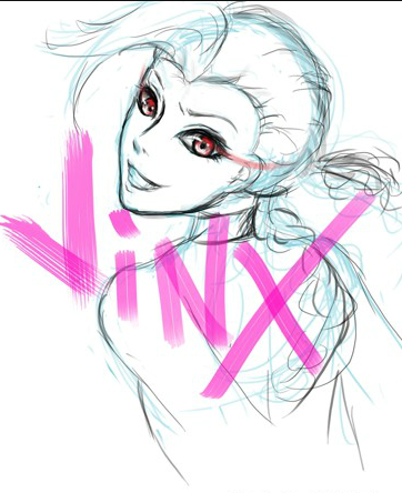 LOL手绘漫画英雄 呆萌的九尾妖狐阿狸图片_Q