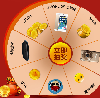 QQ炫舞马年幸运大转盘活动 转盘抽奖得5s土豪