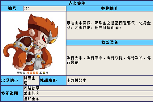 造梦西游4赤炎金刚在哪 可以爆哪些装备_QQ下