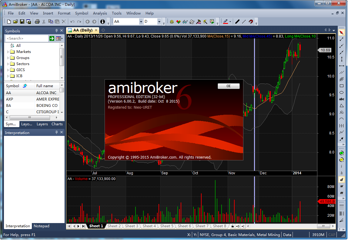 股票分析软件|AmiBroker Professional Edition6