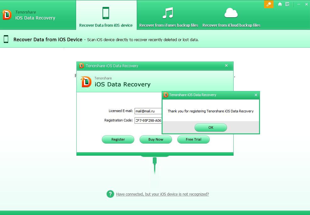 ios数据恢复|Tenorshare iOS Data Recovery6.7