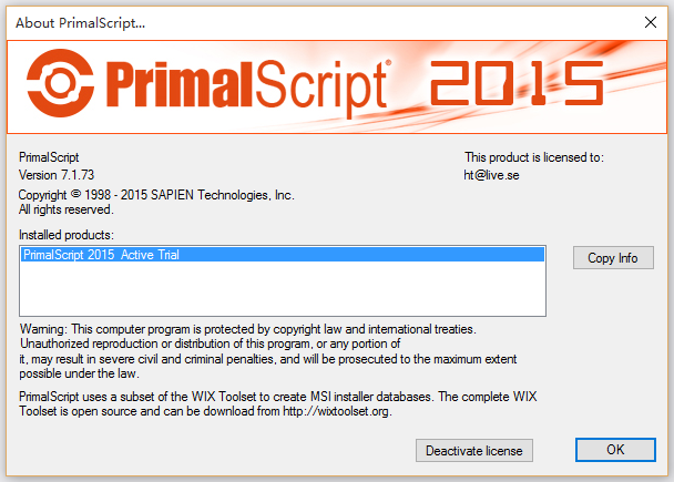 脚本开发环境PrimalScript 20157.1.73 破解版_