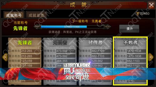 全民奇迹成就符文有什么用 怎么提升_QQ下载