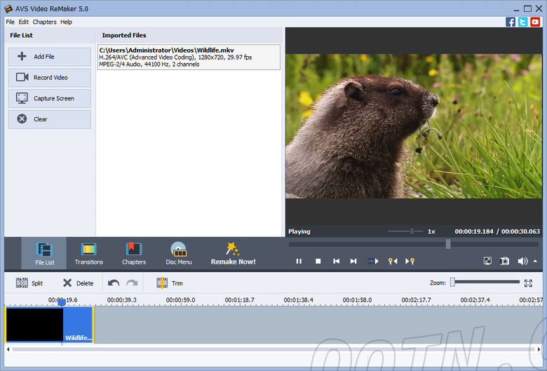 视频剪辑器AVS Video ReMaker破解版5.0 最新