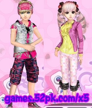 qq炫舞情侣服装秀(5套)