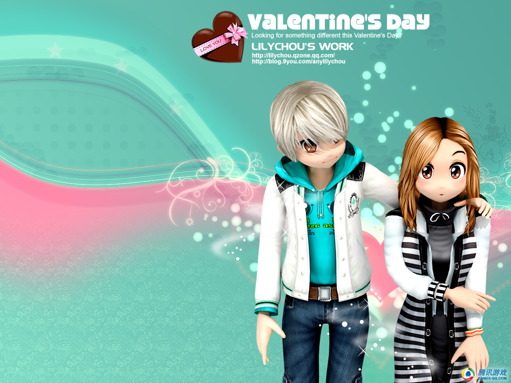 QQ劲舞团情侣壁纸(4)_QQ下载网