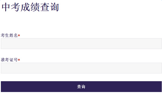 2016山西大同中考分数查询系统v1.0